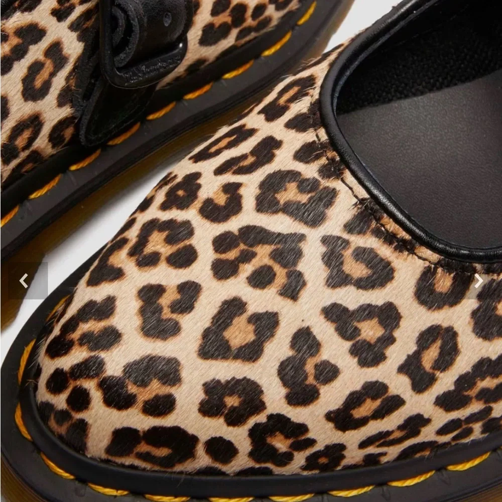 Dr. Martens Elphie Leopard Mary Janes